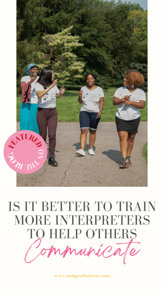The blog post cover for Is It Better To Train More Sign Language Interpreters